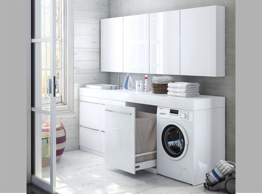 Mueble Unibaño cuarto lavandería - Reformas Nuevo Baño