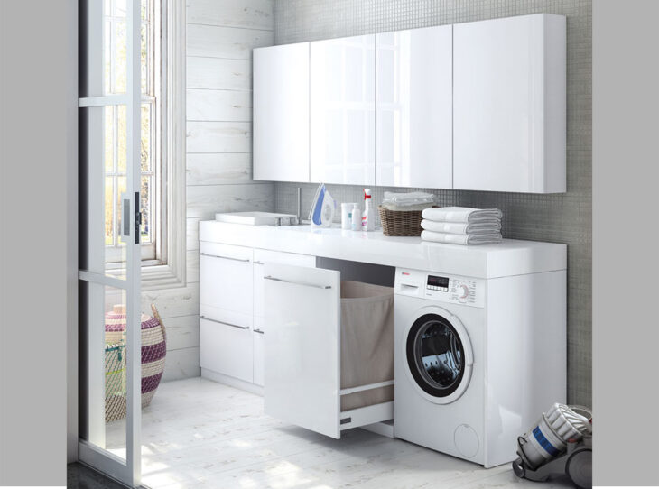 Mueble Unibaño cuarto lavandería - Reformas Nuevo Baño