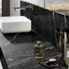 Encimera Kyria Piustone Siros porcelanico negro marquina
